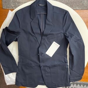 Ministry of Supply Men’s Kinetic Blazer Size XS Navy Unstructured Slim Fit New